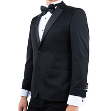 Load image into Gallery viewer, Men's Tailored-Fit Suits Separates Tuxedo Jacket w/ Notch Lapel