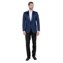 Load image into Gallery viewer, Men's Tailored-Fit Suits Separates Tuxedo Jacket w/ Peak Lapel