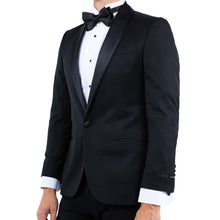 Load image into Gallery viewer, Men's Tailored-Fit Suits Separates Tuxedo Jacket w/ Shawl Collar
