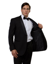 Load image into Gallery viewer, Men's Tuxedo 2pc Solid Satin Shawl Collar With Matching Solid Pants For All Occasions
