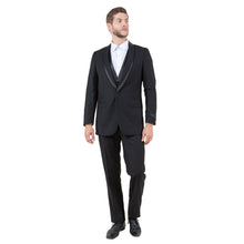Load image into Gallery viewer, Men's 3pc Tuxedo w/ Satin Shawl Collar & Expandable Clip Pants