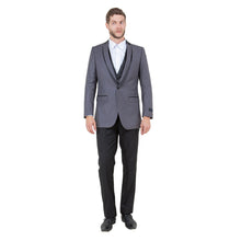 Load image into Gallery viewer, Men's 3pc Tuxedo w/ Satin Shawl Collar & Expandable Clip Pants