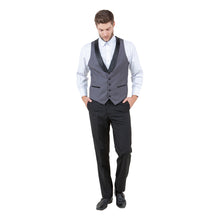 Load image into Gallery viewer, Men's 3pc Tuxedo w/ Satin Shawl Collar & Expandable Clip Pants