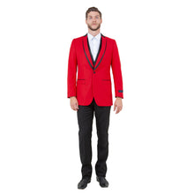Load image into Gallery viewer, Men's 3pc Tuxedo w/ Satin Shawl Collar & Expandable Clip Pants