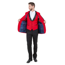 Load image into Gallery viewer, Men's 3pc Tuxedo w/ Satin Shawl Collar & Expandable Clip Pants