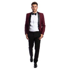 Load image into Gallery viewer, Men's 2pc Tuxedo Set W/ Satin Shawl Collar