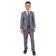 Load image into Gallery viewer, Perry Ellis Boy's 5pc Solid Suit