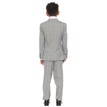 Load image into Gallery viewer, Perry Ellis Boy's 5pc Glenplaid Suit
