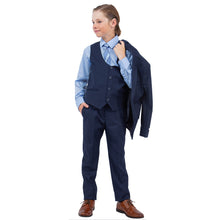 Load image into Gallery viewer, Stacy Adams Boy's 5pc Solid Suit
