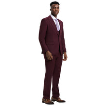 Load image into Gallery viewer, Men's Stacy Adams Hybrid-Fit 3pc Suit Set, Jacket Vest and Pants