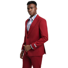 Load image into Gallery viewer, Men's Stacy Adams Hybrid-Fit 3pc Suit Set, Jacket Vest and Pants