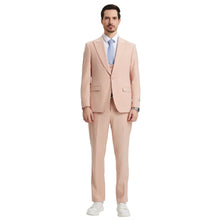 Load image into Gallery viewer, Men's Stacy Adams Hybrid-Fit 3pc Suit Set, Jacket Vest and Pants