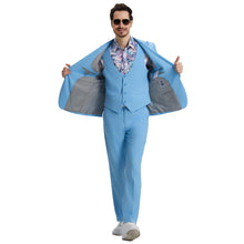 Load image into Gallery viewer, Men's Stacy Adams Hybrid-Fit 3pc Suit Set, Jacket Vest and Pants