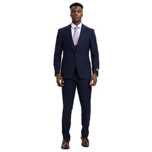 Load image into Gallery viewer, Men's Stacy Adams Hybrid-Fit 3pc Suit Set, Jacket Vest and Pants