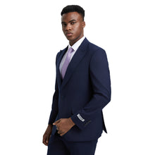 Load image into Gallery viewer, Men's Stacy Adams Hybrid-Fit 3pc Suit Set, Jacket Vest and Pants