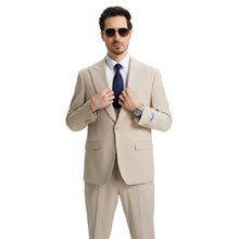 Load image into Gallery viewer, Men's Stacy Adams Hybrid-Fit 3pc Suit Set, Jacket Vest and Pants