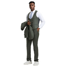 Load image into Gallery viewer, Men's Stacy Adams Sharkskin 3-Piece Suit