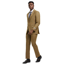 Load image into Gallery viewer, Men's Stacy Adams Sharkskin 3-Piece Suit