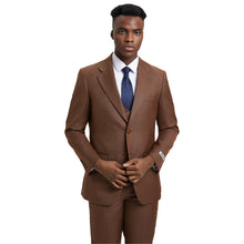 Load image into Gallery viewer, Men's Stacy Adams Sharkskin 3-Piece Suit