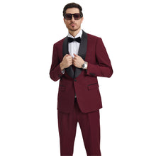 Load image into Gallery viewer, Men's Stacy Adams Hybrid-Fit 3pc Tuxedo Set