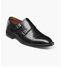 Load image into Gallery viewer, Stacy Adams Mens Double Monk Strap Shoe Black OS25779-001