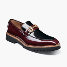 Load image into Gallery viewer, Stacy Adams Mens 2 Tone Loafer Burgundy OS25804-641