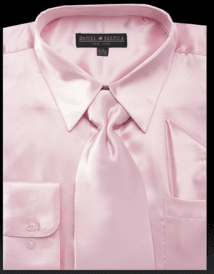 Mens pink satin 2024 shirt