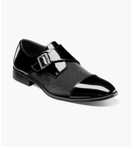 Load image into Gallery viewer, Stacy Adams Mens Monk Strap Slip On Black OS25793-001
