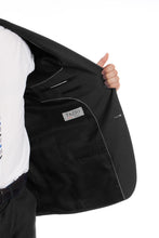 Load image into Gallery viewer, Black Slim Fit 2-PC Suits
