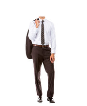 Load image into Gallery viewer, Brown Slim Fit 2-PC Suits

