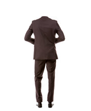 Load image into Gallery viewer, Brown Slim Fit 2-PC Suits
