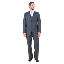 Load image into Gallery viewer, Men's Modern-Fit 3pc Pinstripe Suit, Notch Lapel
