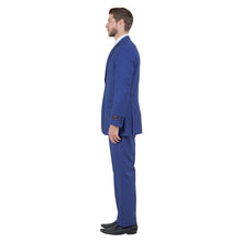 Load image into Gallery viewer, Men's Modern-Fit 3pc Pinstripe Suit, Notch Lapel
