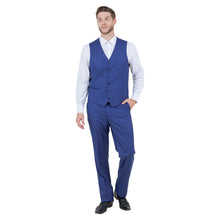 Load image into Gallery viewer, Men's Modern-Fit 3pc Pinstripe Suit, Notch Lapel
