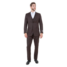 Load image into Gallery viewer, Men's Slim-Fit 3pc Suit, Notch Lapel
