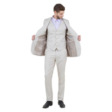 Load image into Gallery viewer, Men's Slim-Fit 3pc Suit, Notch Lapel
