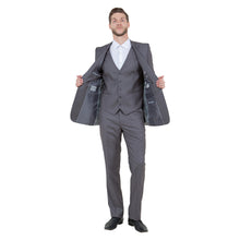 Load image into Gallery viewer, Men's Slim-Fit 3pc Suit, Notch Lapel
