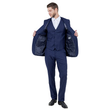 Load image into Gallery viewer, Men's Slim-Fit 3pc Suit, Notch Lapel
