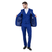 Load image into Gallery viewer, Men's Slim-Fit 3pc Suit, Notch Lapel
