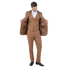 Load image into Gallery viewer, Men's Slim-Fit 3pc Suit, Notch Lapel
