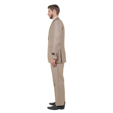 Load image into Gallery viewer, Stone Solid Shiny Sharkskin 3-PC Regular Modern Fit Suits
