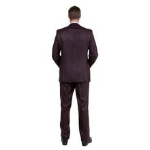 Load image into Gallery viewer, Men's Modern-Fit 3pc Sharkskin Suit Set
