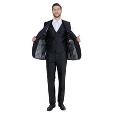 Load image into Gallery viewer, Men's Sharskin Slim-Fit 3-Piece Suit
