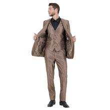 Load image into Gallery viewer, Men's Sharskin Slim-Fit 3-Piece Suit
