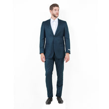 Load image into Gallery viewer, Mid. Navy Solid 2-PC Slim Fit Performance Stretch Suits
