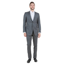 Load image into Gallery viewer, Green Slate Men's 2pc Sharkskin Suit Slim-Fit
