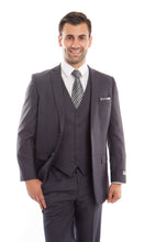 Load image into Gallery viewer, Gray 3-PC Slim Fit Stretch Suits
