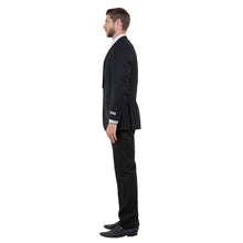 Load image into Gallery viewer, Black Solid 2-PC Slim Fit Performance Stretch Suits
