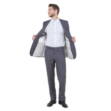 Load image into Gallery viewer, Gray Solid 2-PC Slim Fit Performance Stretch Suits
