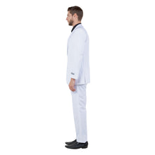 Load image into Gallery viewer, White Solid 2-PC Slim Fit Performance Stretch Suits
